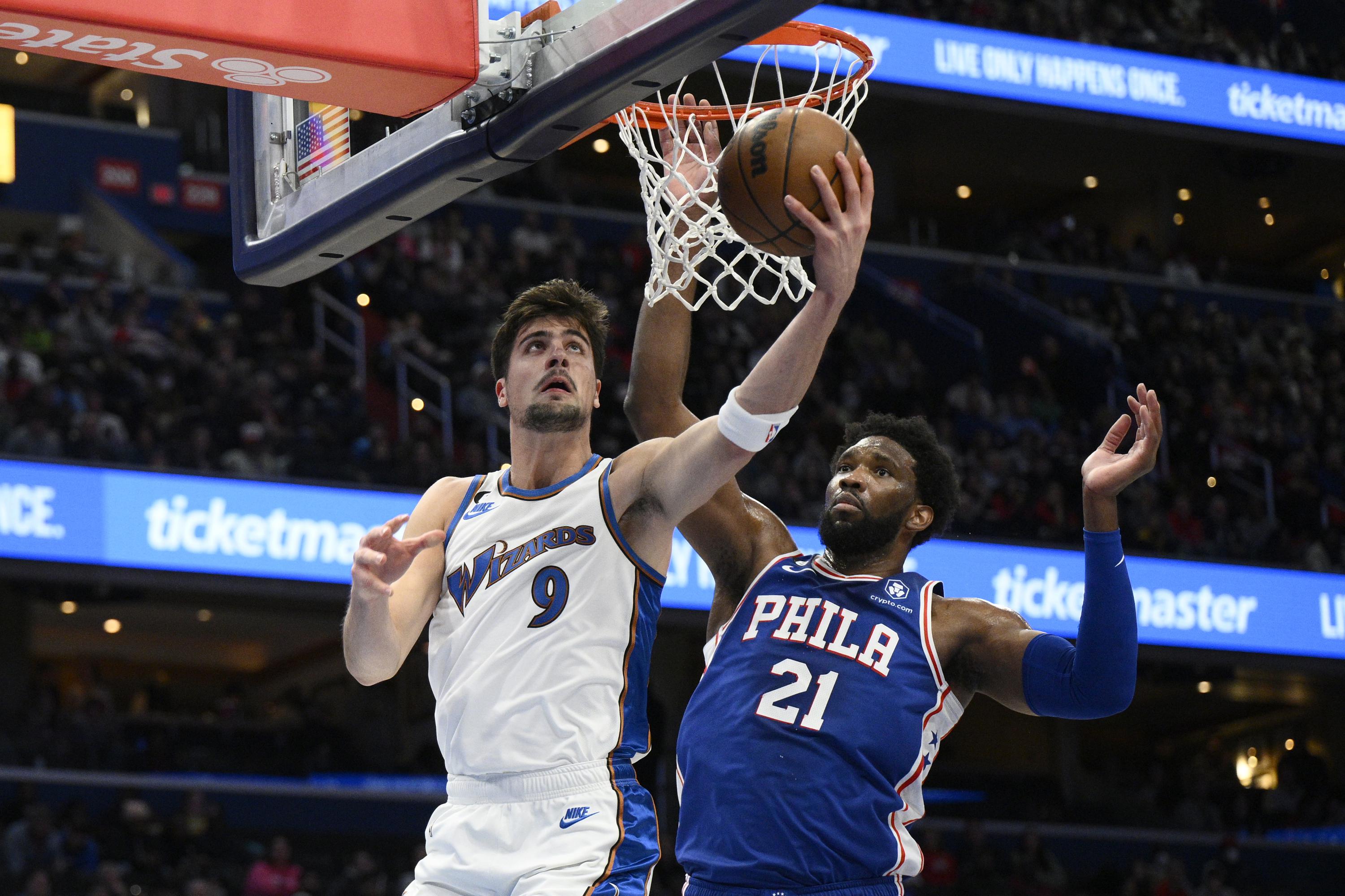 76人击败奇才，西蒙斯关键时刻再起决定作用